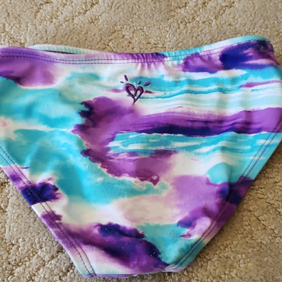 Justice 2 piece swimsuit LOWEST PRICE - Picture 2 of 5